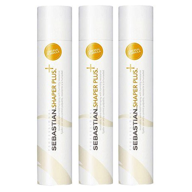 Sebastian Shaper Plus Extra Hold Hairspray 10.6 oz Pack of 3