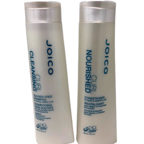 Joico Curl Cleansing Shampoo &amp; Curl Nourished Conditioner - 10.1 Oz Duo