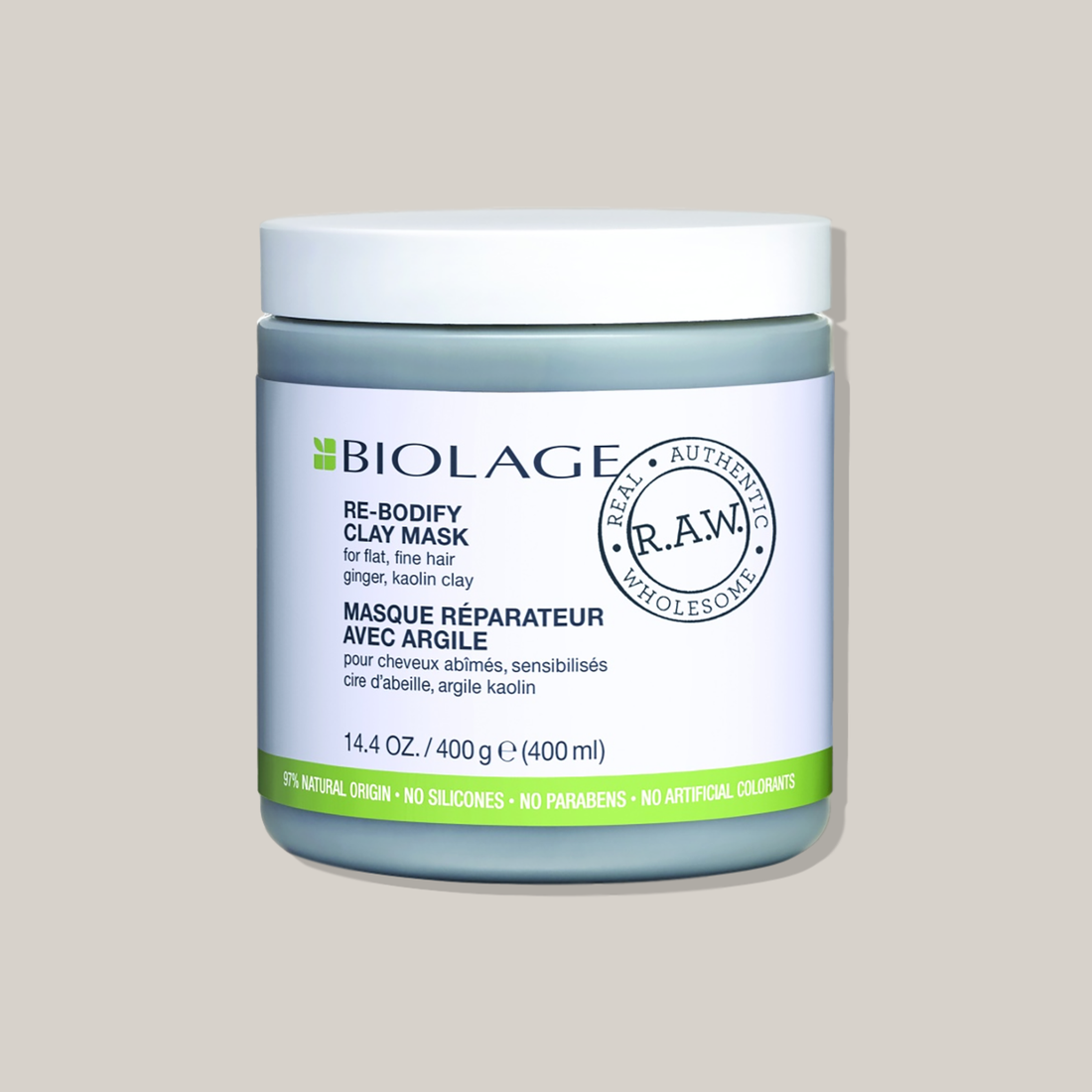 R.A.W. Re-Bodify Clay Mask