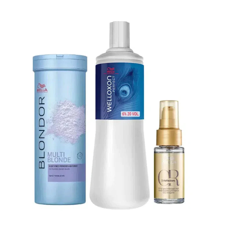 Wella Bleaching Kit 20 Vol. + Oil Reflections Trio