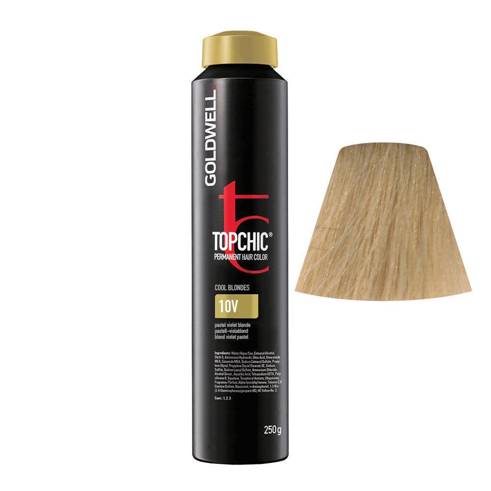 Topchic Hair Color 10V Pastel violet blonde.
