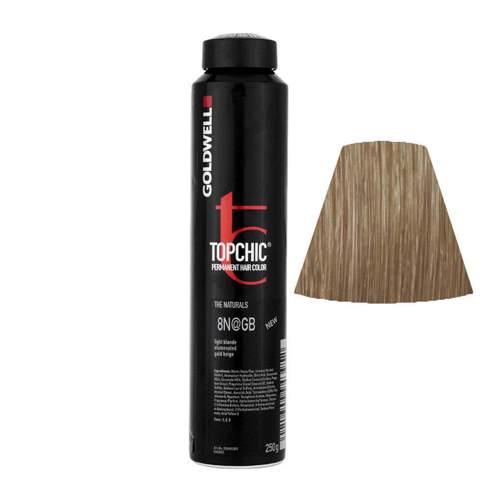 Topchic Hair Color 8N@GB Light blonde elumenated gold beige