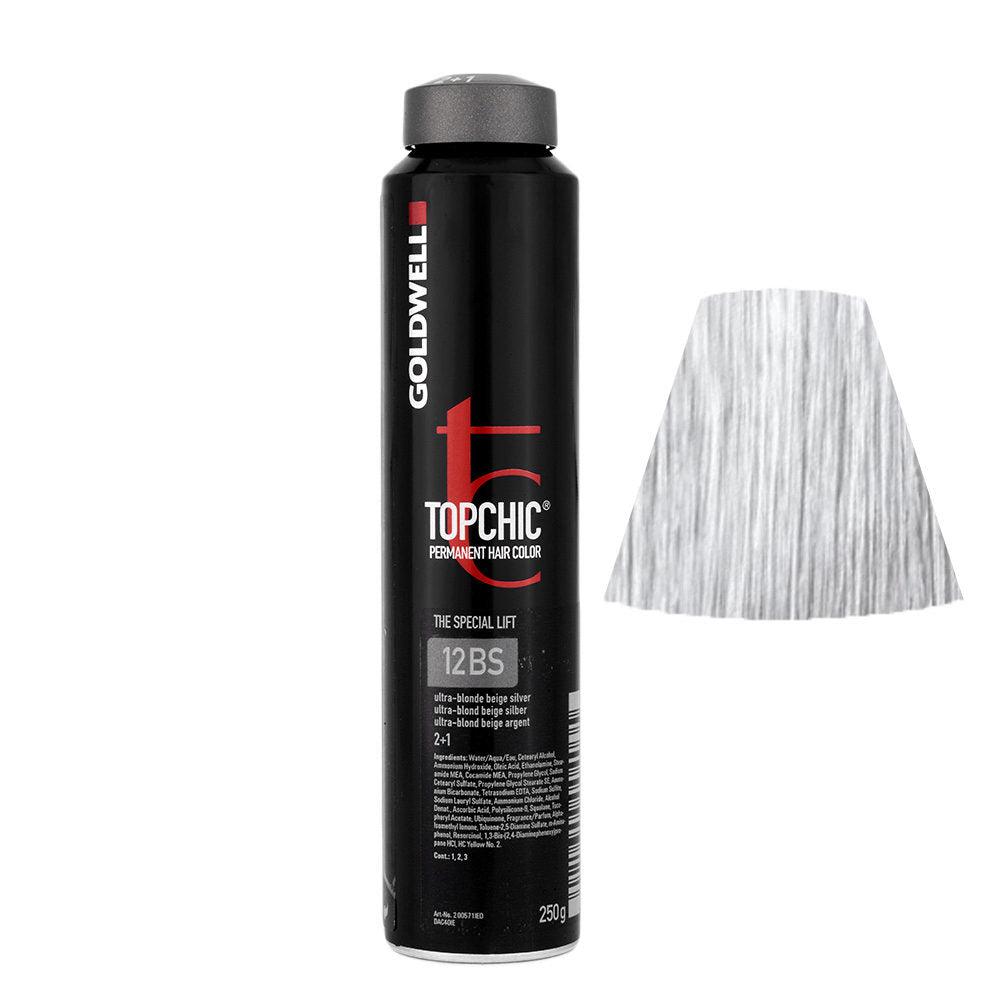 Topchic Hair Color 12BS Ultra blonde beige silver.