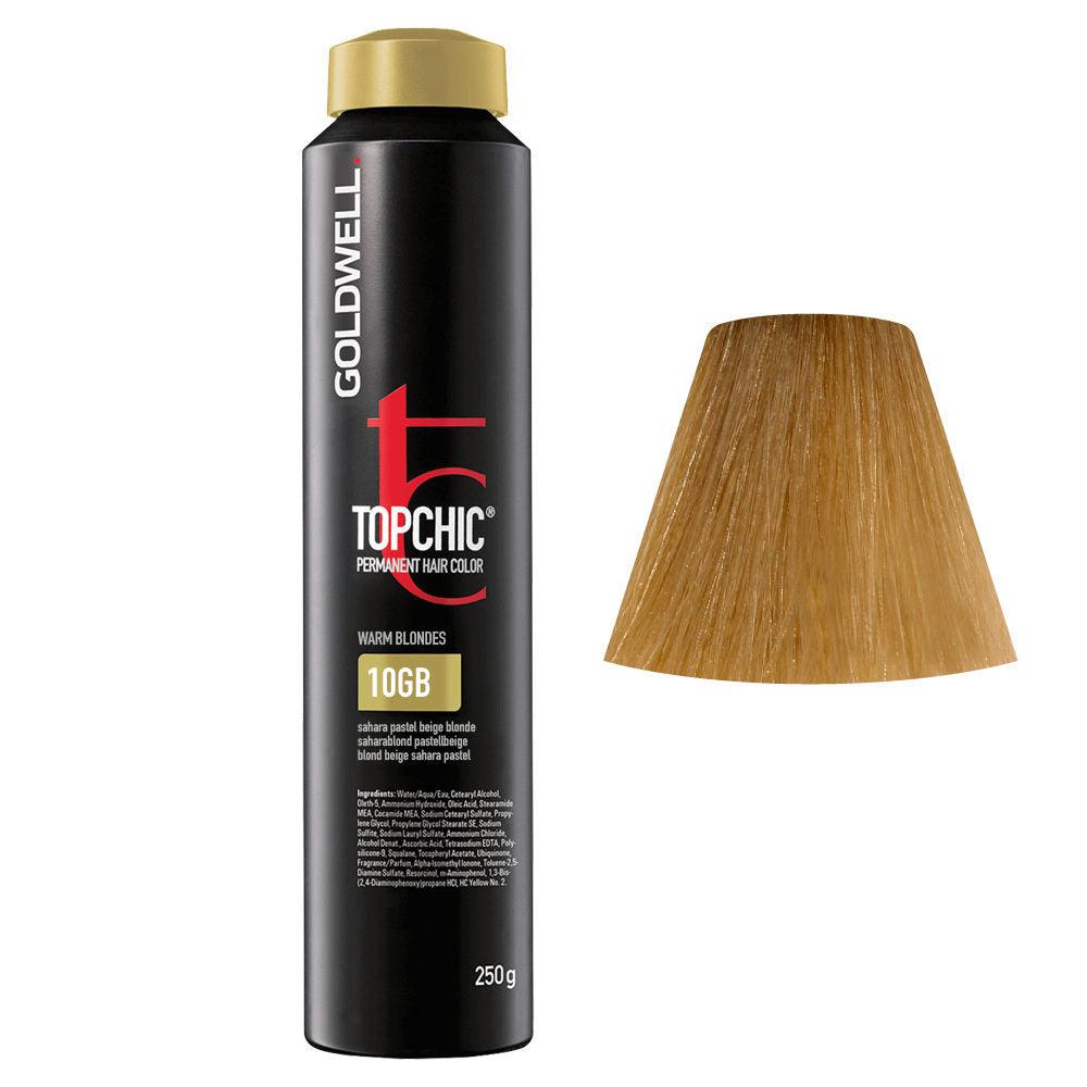 Topchic Hair Color 10GB Sahara pastel beige blonde.