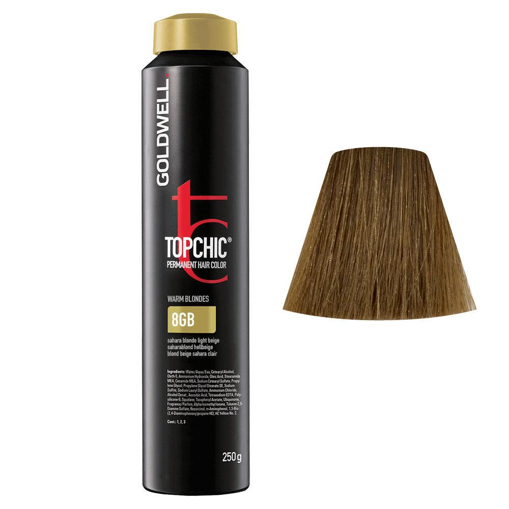 Topchic Hair Color 8GB Sahara blond light beige.