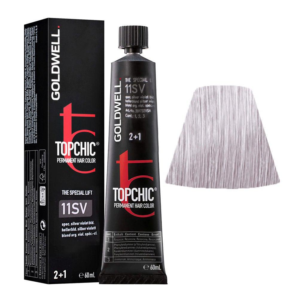 Topchic Hair Color 11SV Special silver violet blonde.