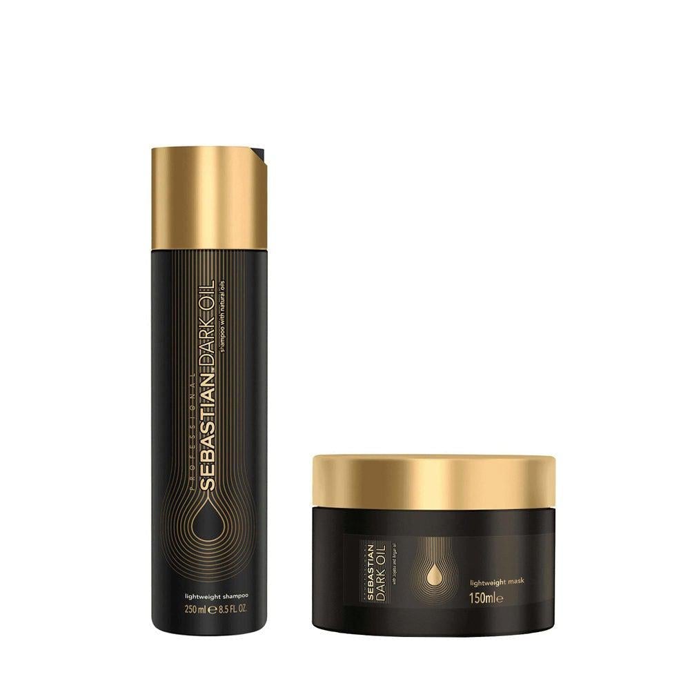 SEBASTIAN DARK OIL LIGHTWEIGHT HYDRATING SHAMPOO 250ML MASK 150ML