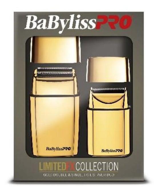 Pro LimitedFX Collection Gold Double &amp; Single Foil Shaver Duo