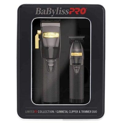 LimitedFX Metal Clipper &amp; Trimmer Duo in Gun Metal