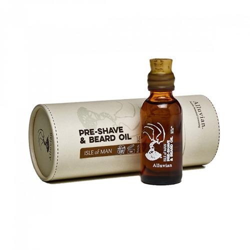Alluvian Isle Of Man 30ml Pre-Shave &amp; Beard Oil