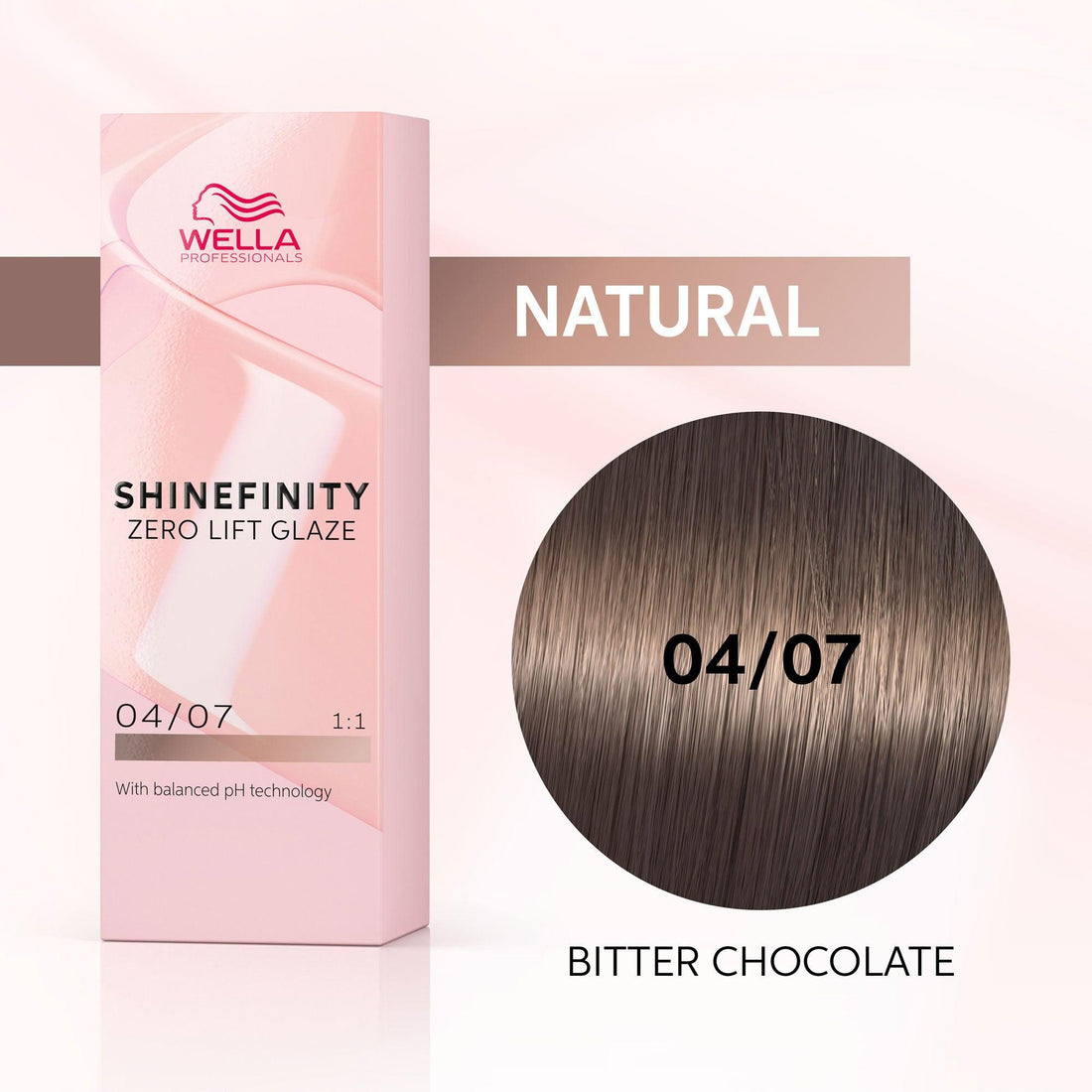 Shinefinity Color Glaze - 04/07 Medium Brown Natural Brown