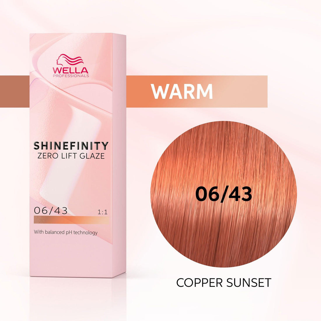 Shinefinity Color Glaze - 06/43 Dark Blonde Red Gold