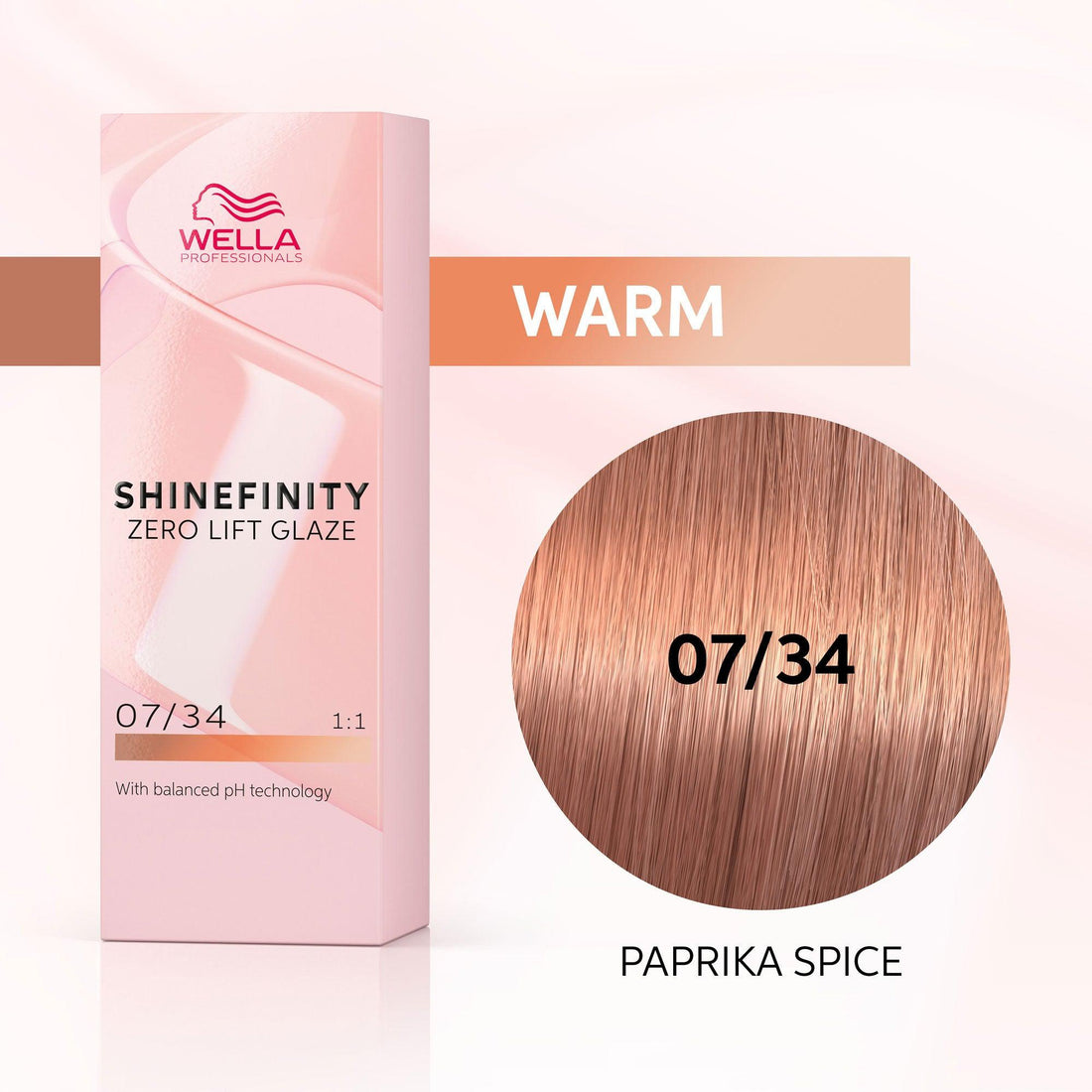 Shinefinity Color Glaze - 07/34 Medium Blonde Gold Red