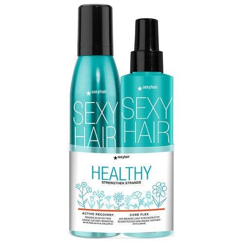 LEAVE-IN RECONSTRUCTOR + ACTIVE RECOVERY BLOW DRY FOAM DUO