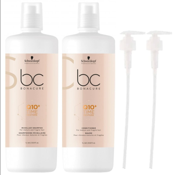 BC Bonacure Q10+ Time Restore Micellar Shampoo &amp; Conditioner