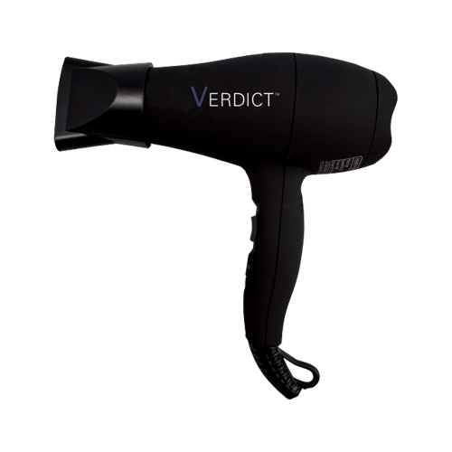 V-1100 Rosie Travel HairDryer - Rubberized Finish Black