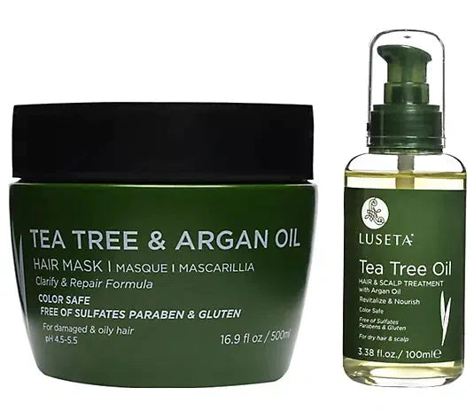Luseta Tea Tree &amp; Argan Oil Hair Mask &amp; Scalp Treatment