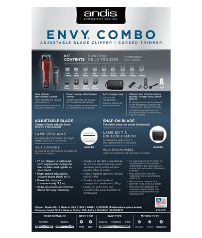 Andis Envy Combo 74020 - Scentbar