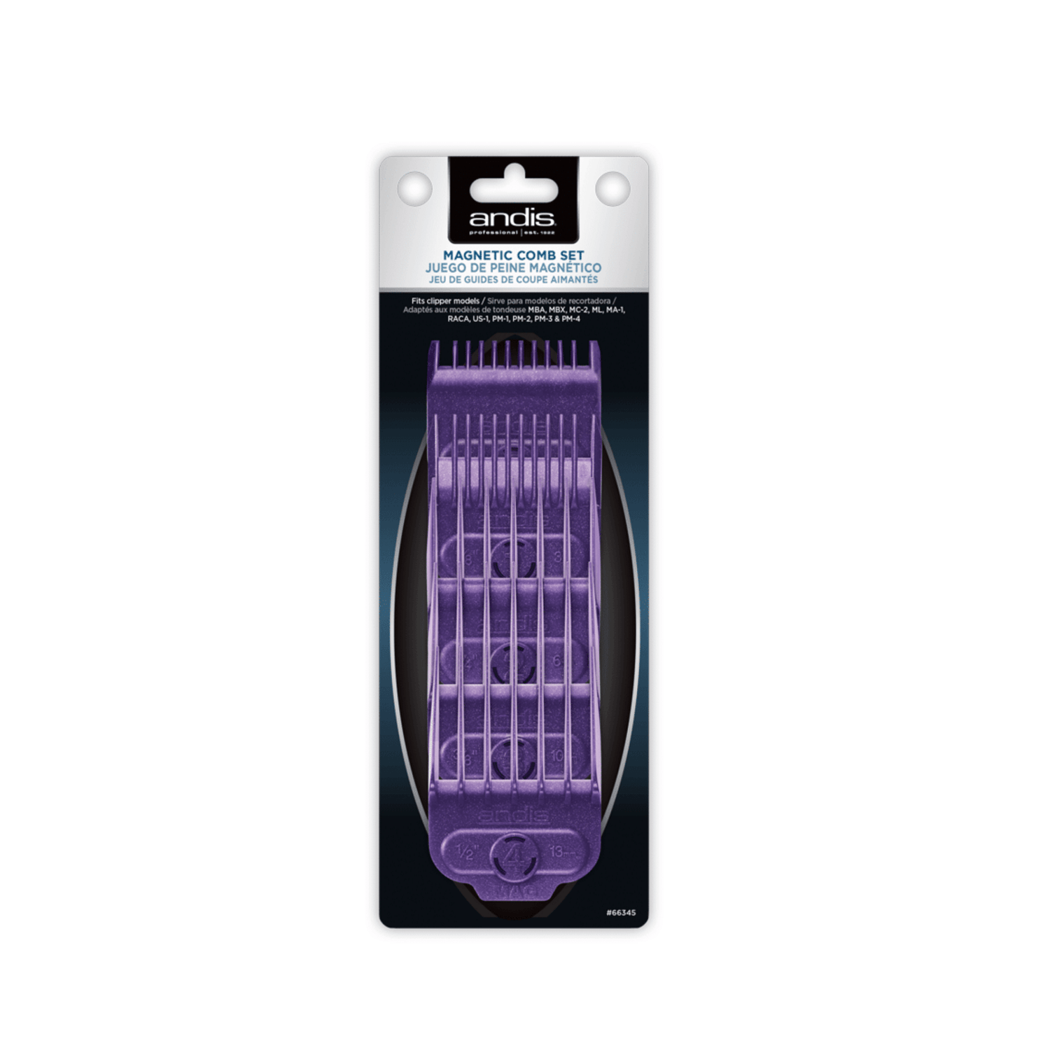 Andis Magnetic Guards Comb Set (Single Magnet) Item 66345 - Scentbar
