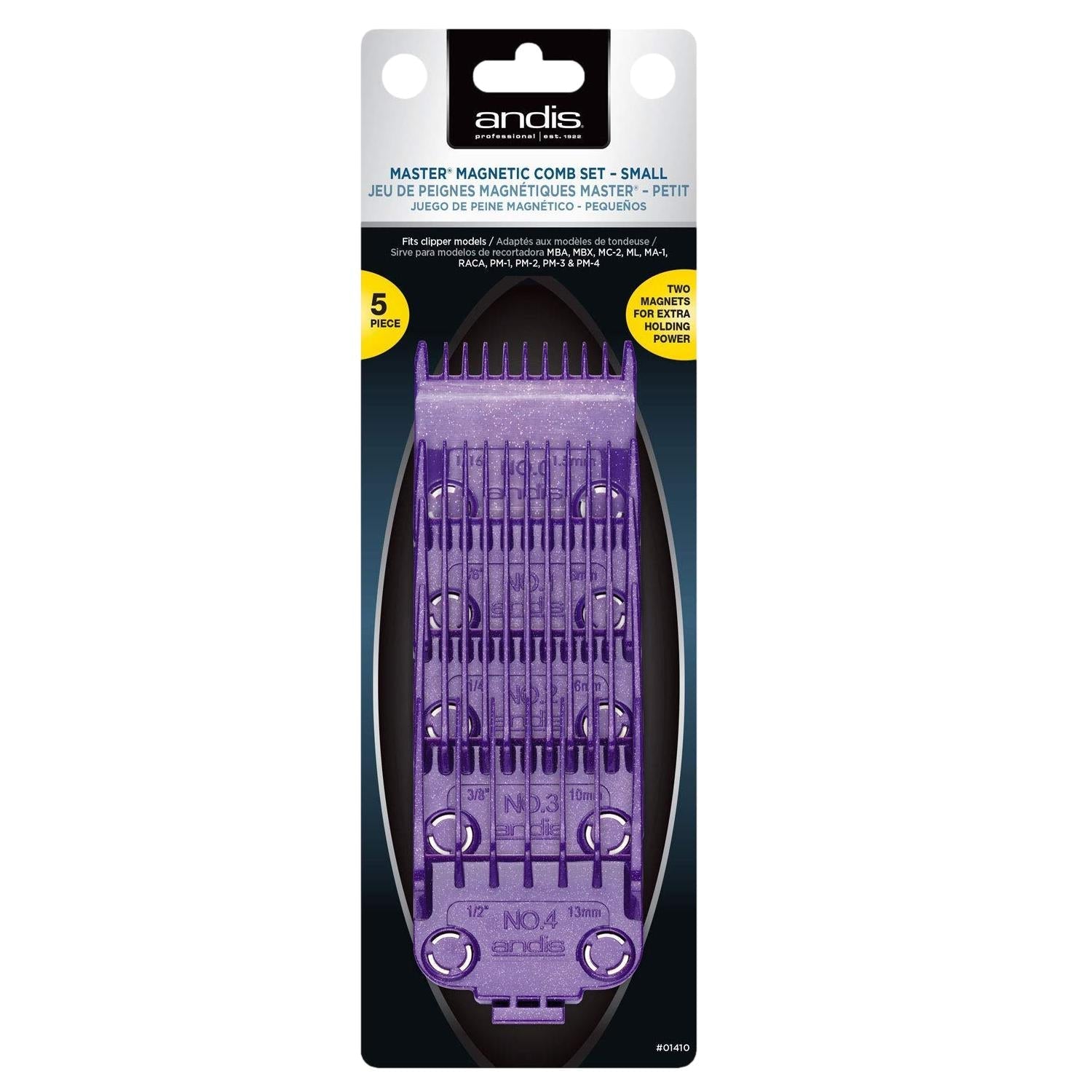 Andis Magnetic Guards Comb Set (Two Magnets) Item 01410 - Scentbar