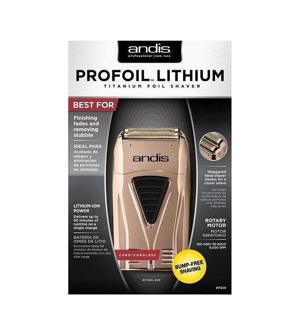 Andis Profoil Lithium Titanium Copper Foil Shaver - Scentbar