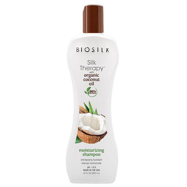 Silk Therapy with Organic Coconut Oil Moisturizing Shampoo