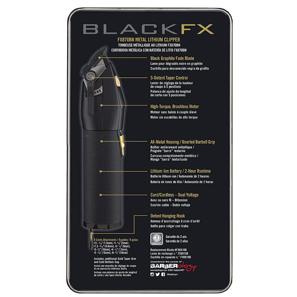 BlackFX - Metal Lithium Hair Clipper - Scentbar