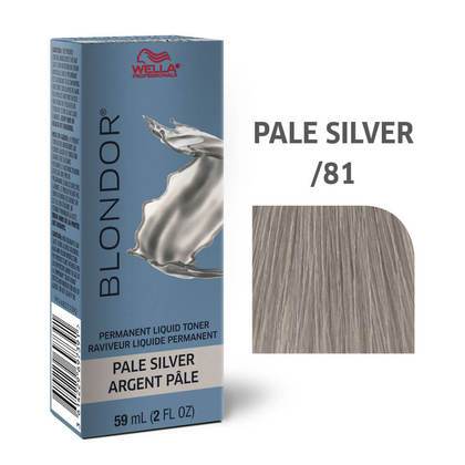 Blondor Permanent Liquid Toner - Pale Silver - Scentbar