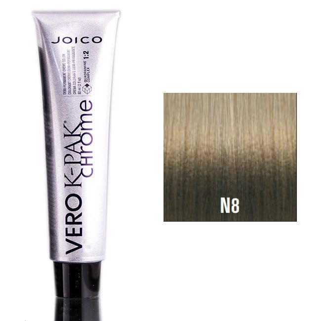 Joico Vero K-Pak Chrome Demi-Permanent Creme Color - N8 Teak