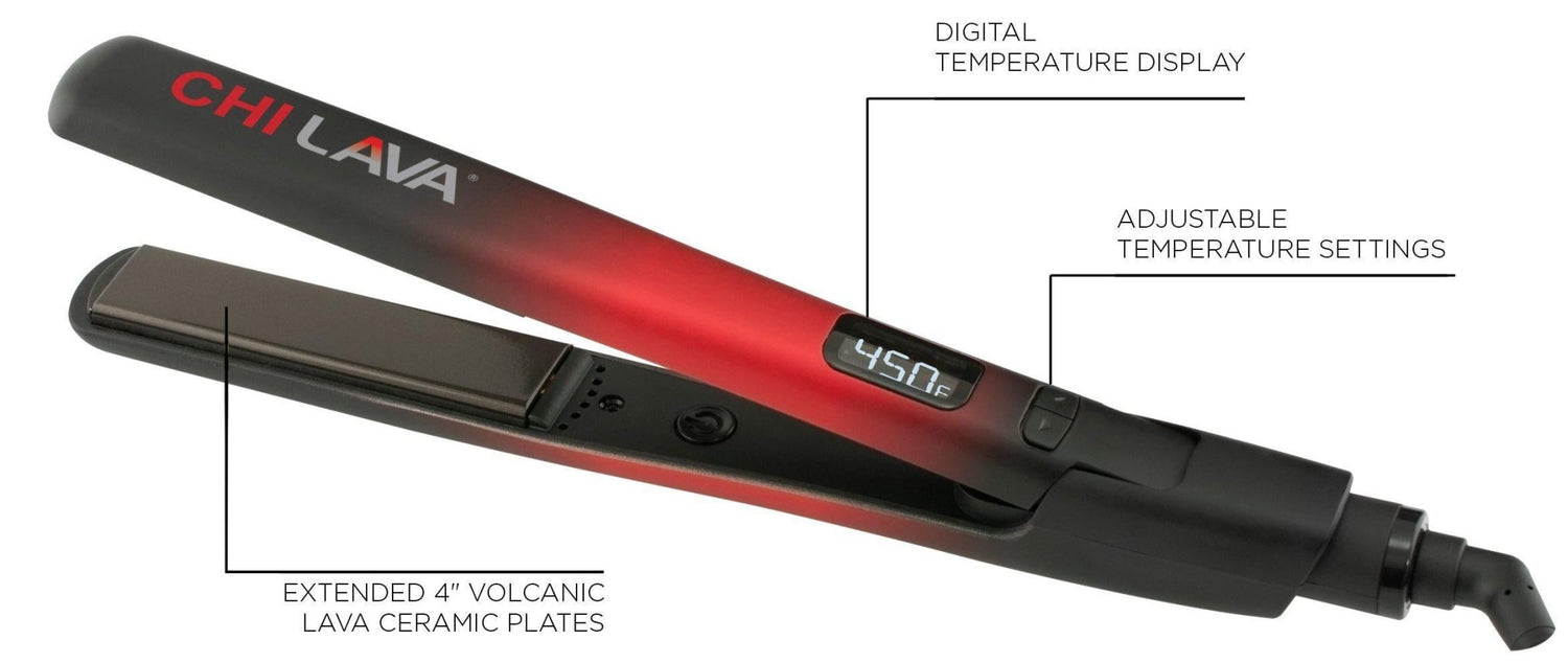 CHI Lava 1″ Volcanic Lava Ceramic Hairstyling Iron - Scentbar