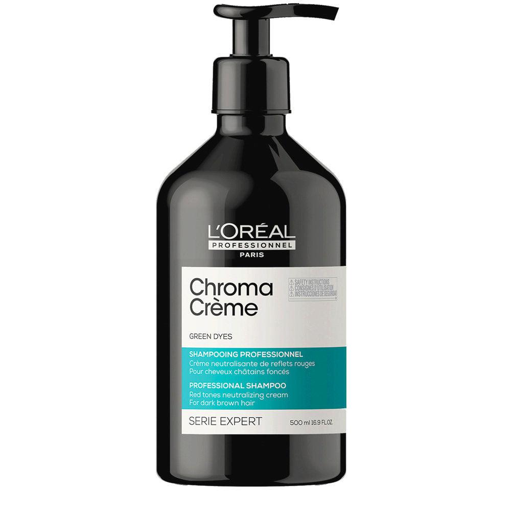 CHROMA CREME Green Matte Shampoo For Dark Brown To Black Hair - Scentbar