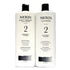 Cleanser & Scalp Therapy System 2 Duo Set shampoo & conditioner - Scentbar