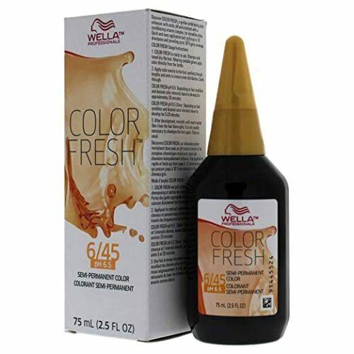 Color Fresh Cool 6/45 Dark Blonde/Red Red-Violet Hair Color - Scentbar