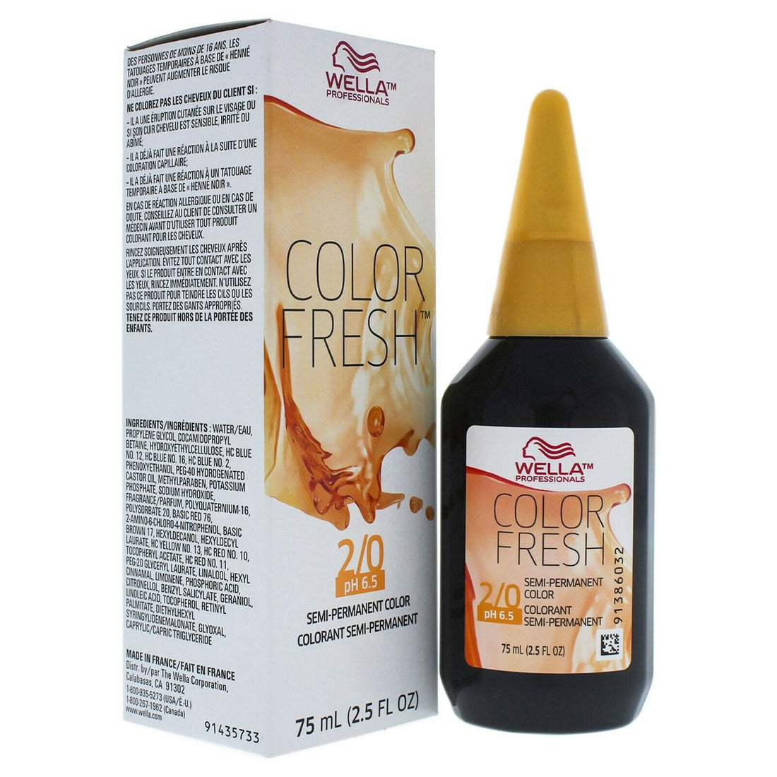 Color Fresh Pure Natural 2/0 Darkest Brown/Natural Hair Color - Scentbar