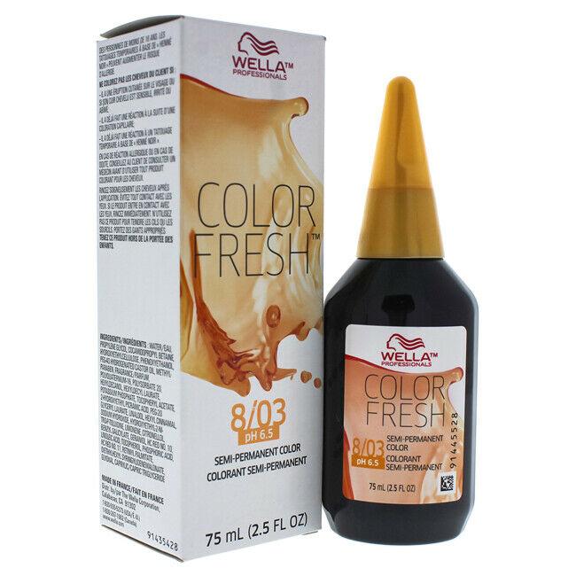 Color Fresh Pure Natural 8/03 Light Blonde/Natural Gold Hair Color - Scentbar