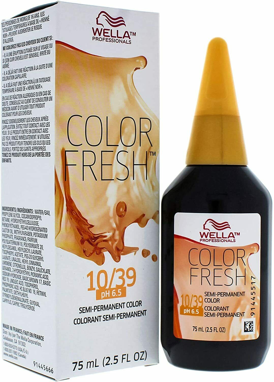 Color Fresh Warm 10/39 Lightest Blonde/Gold Ash Hair Color - Scentbar