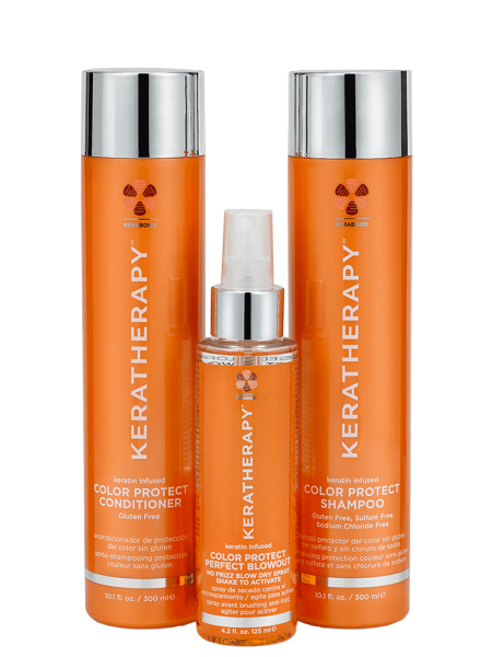 keratin-infused color Protect Trio