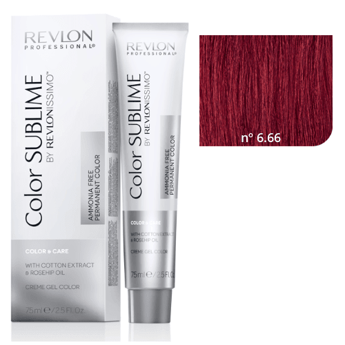 Color sublime 6.66 intense dark red blonde - Scentbar
