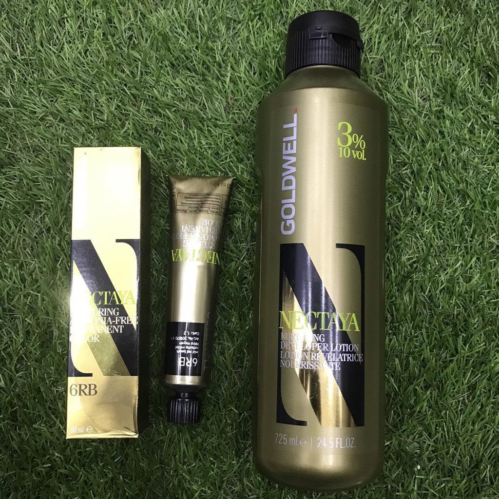 Combo Nectaya 10 Volume Free Ammonia Oxygen Hair Dye 6RB - Scentbar