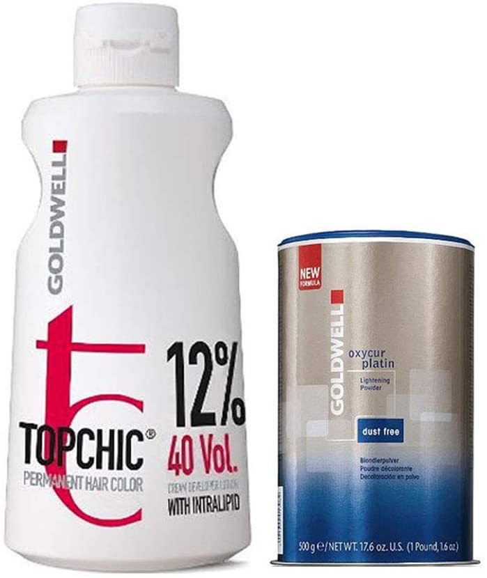 Combo Topchic 12%/40V Developer and Oxycur Dust Free Powder - Scentbar