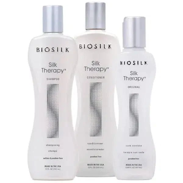 Cure Shampoo + Conditioner + Silky Cure Silk Therapy Biosilk - Scentbar