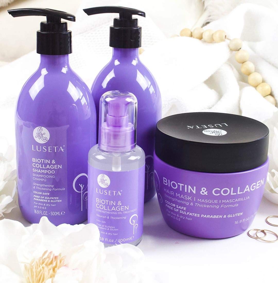 Luseta 4 Piece Biotin &amp; Collagen Kit