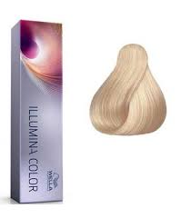 Illumina color 10/36 very light blonde brightening golden, dark purple