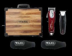 Wahl Barber Wood Case For 5 Star Magic Clipper/ Cordless Shaver/Shaper ( clippers Not Included)