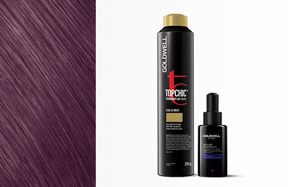 Topchic 8SB@PK with Pure Pigment Cool Violet