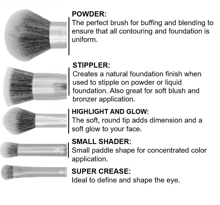 Glam Makeup Brush Set &amp; Case - Scentbar