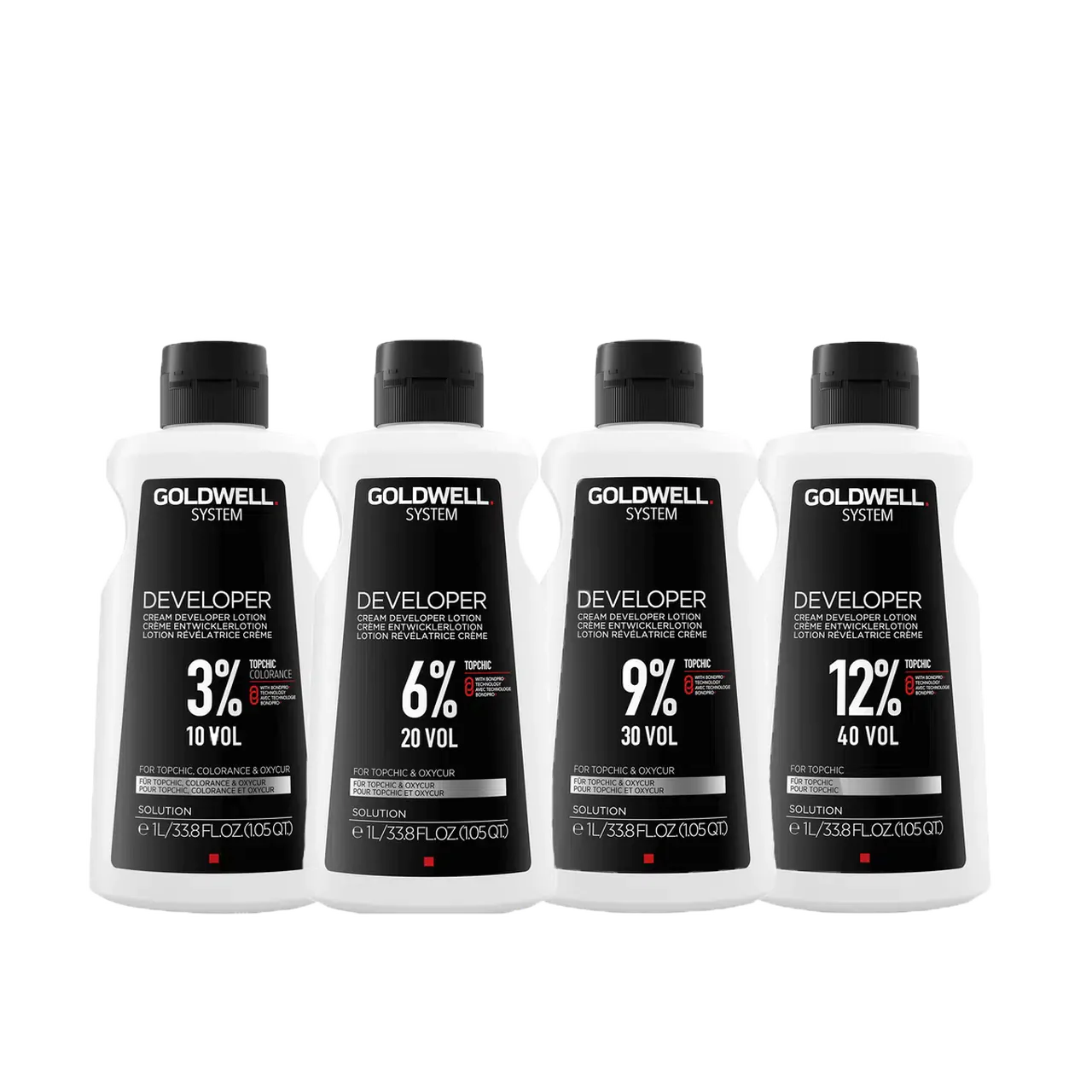 TopChic Cream Developer Lotion 4 Pack