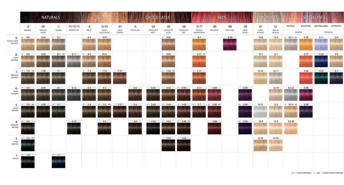 Igora Royal Hair Color Choose Any 2 Colors of Your Choice - Scentbar
