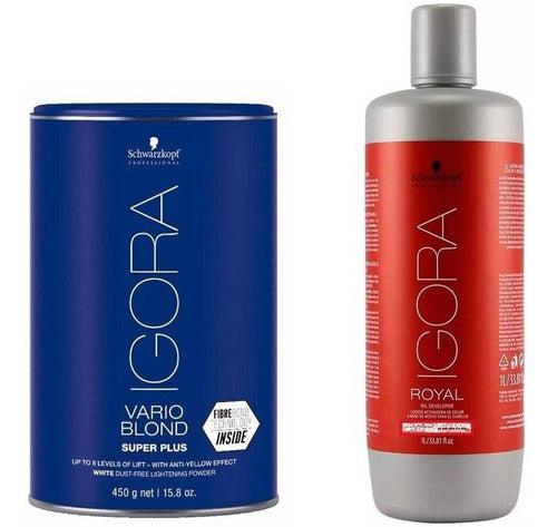 Igora Vario Blond Super Plus Bleaching Powder + Igora Developer (10, 20, 30 or 40 Volume - Scentbar