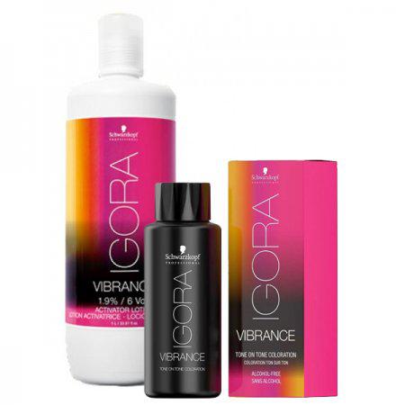 Igora Vibrance, tone-on-tone color of your choice with Igora Vibrance 1.9% 6 Volume Liter - Scentbar